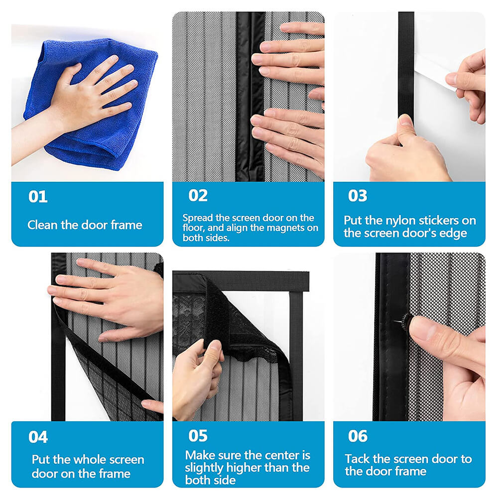 Hands-Free Magnetic Screen Door