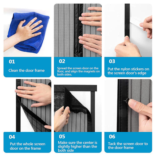 Hands-Free Magnetic Screen Door