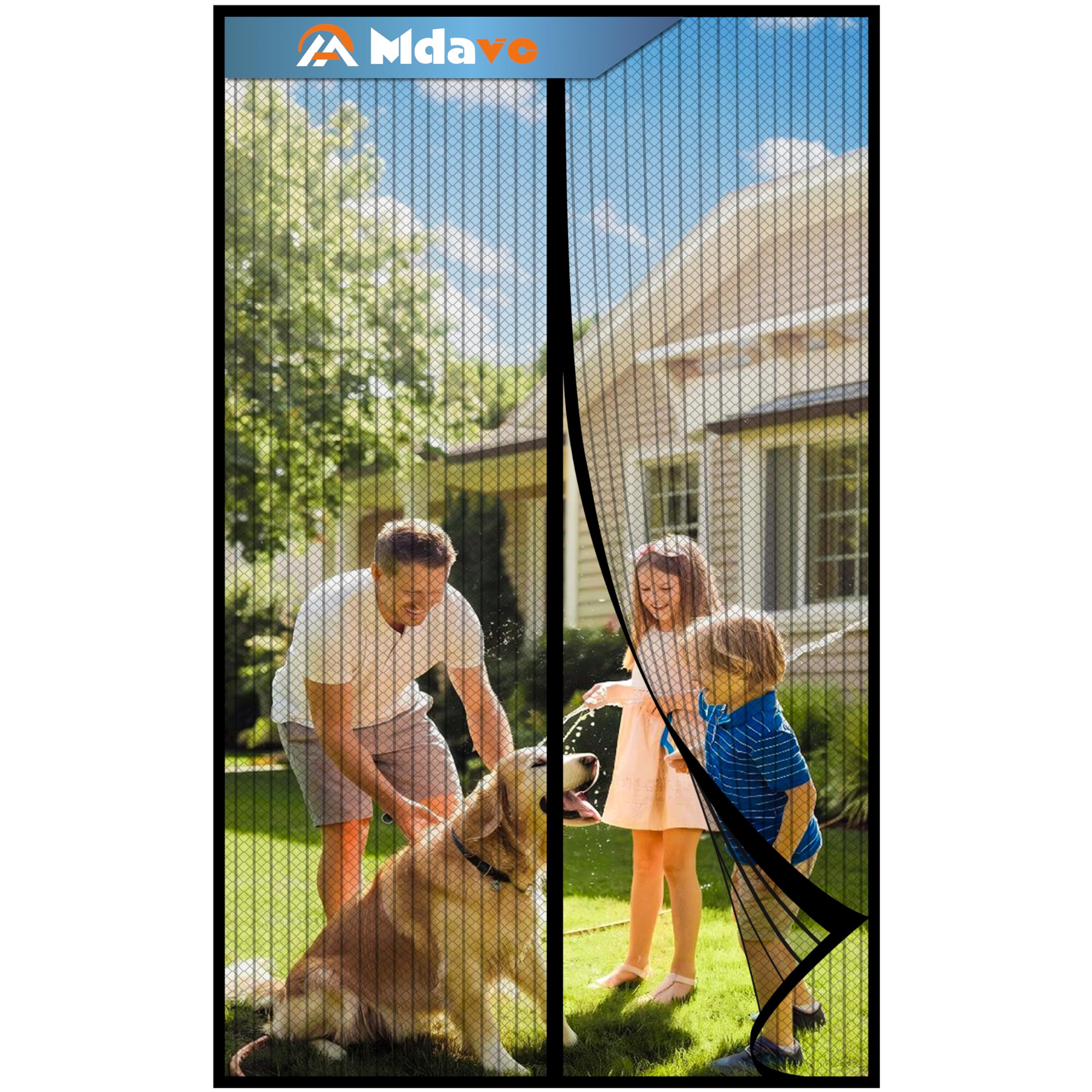 Hands-Free Magnetic Screen Door